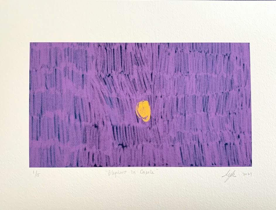 Florence Yuk Ki Lee, Elephant in Castle (Print-009), 2021