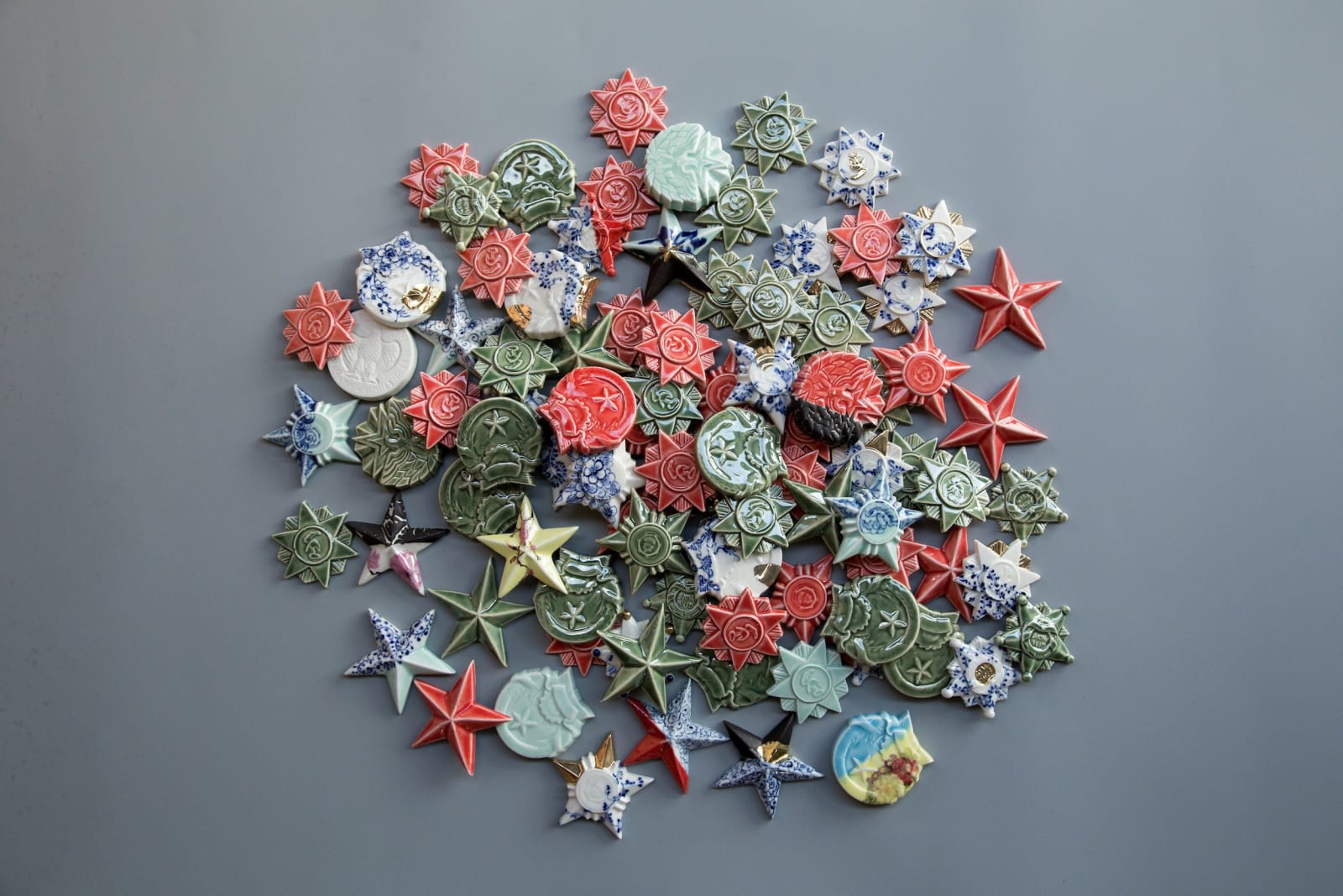 Bui Cong Khanh, Porcelain Medals, 2018