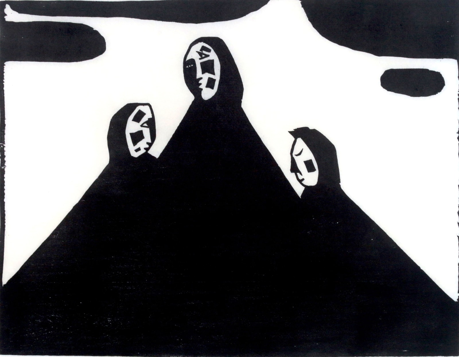 Ma Desheng, Three Ladies, 1980