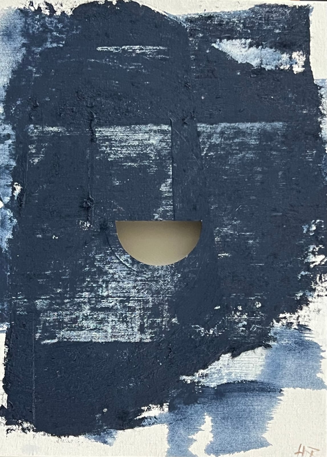 Huang Rui, Cloud and the moon 1 (Silver Beach series), 2025