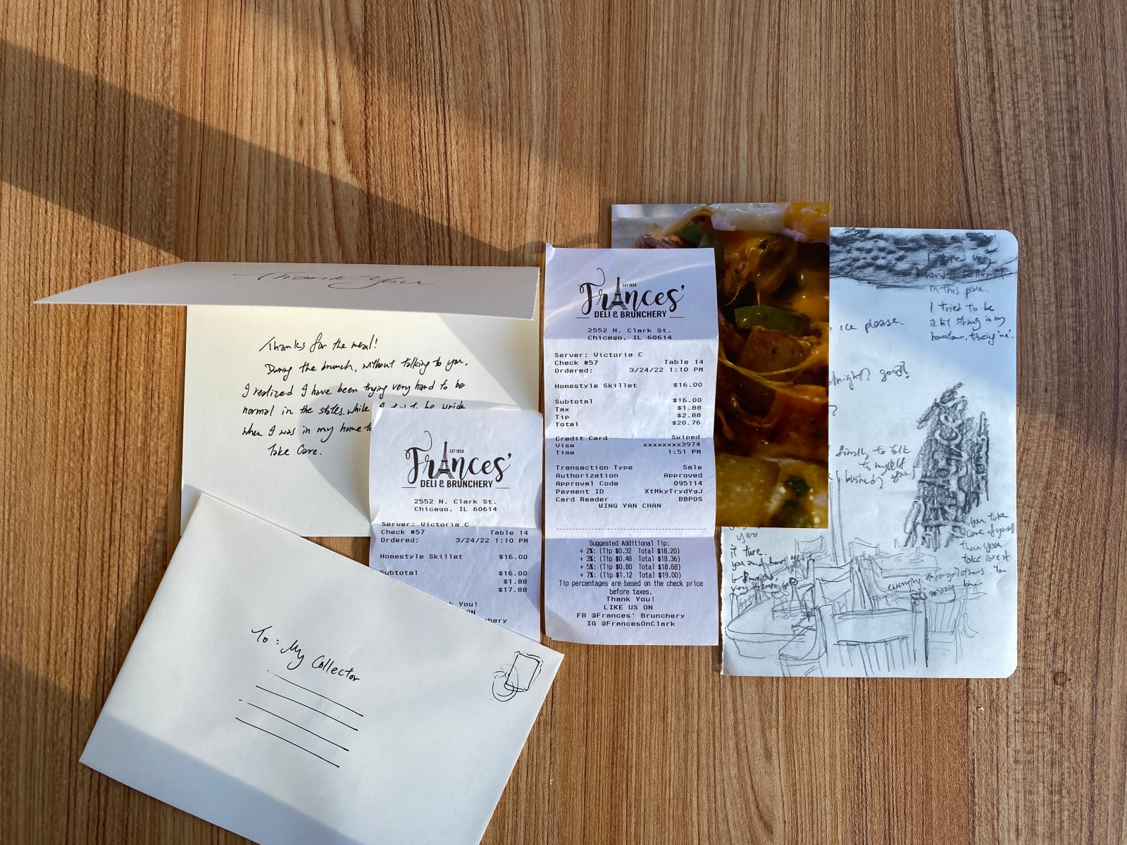 Doreen Chan, Treat an Artist to a Meal, 2022