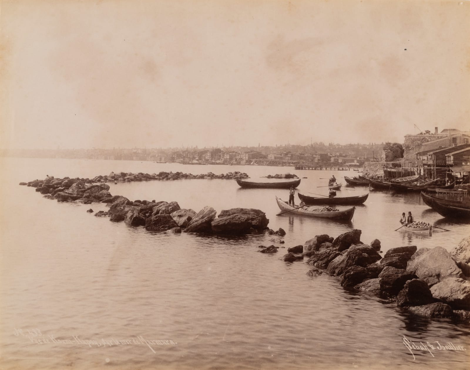 Sébah & Joaillier, Kumkapı, Armenian Quarter (Vue de Koum-Kapou de la Mer de Marmara)