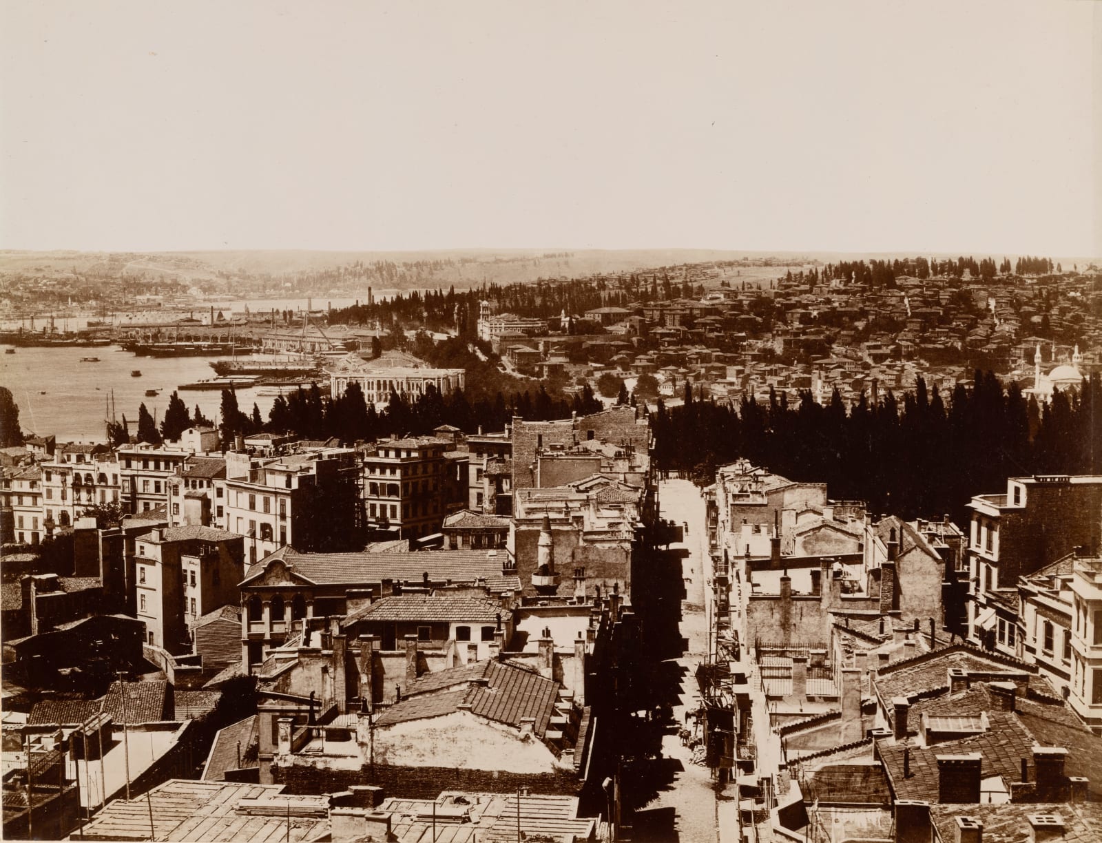 Gülmez Frères, Panorama from Galata Tower