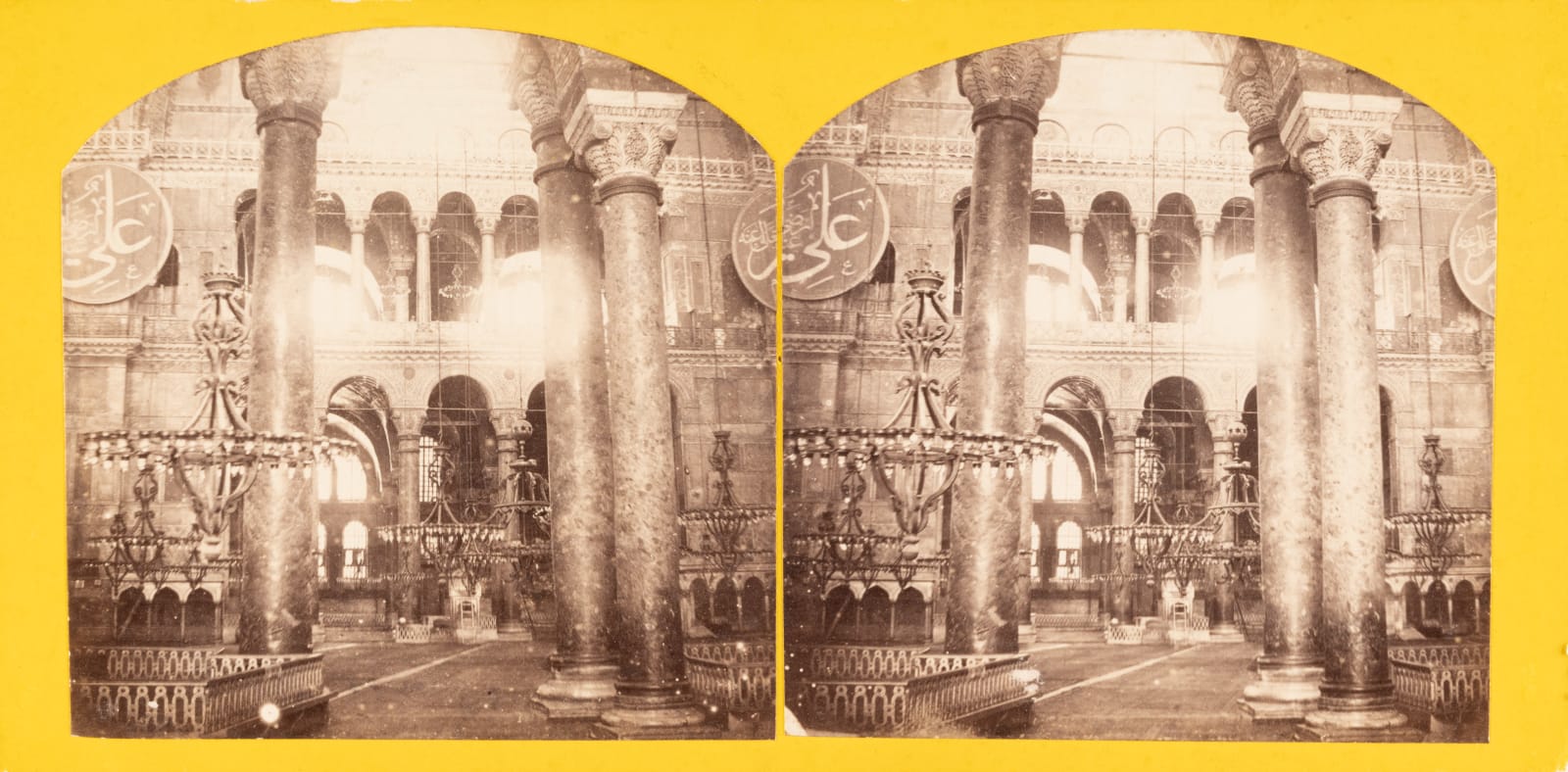 Abdullah Frères, Interior of Hagia Sophia - Ayasofya Enteriyör