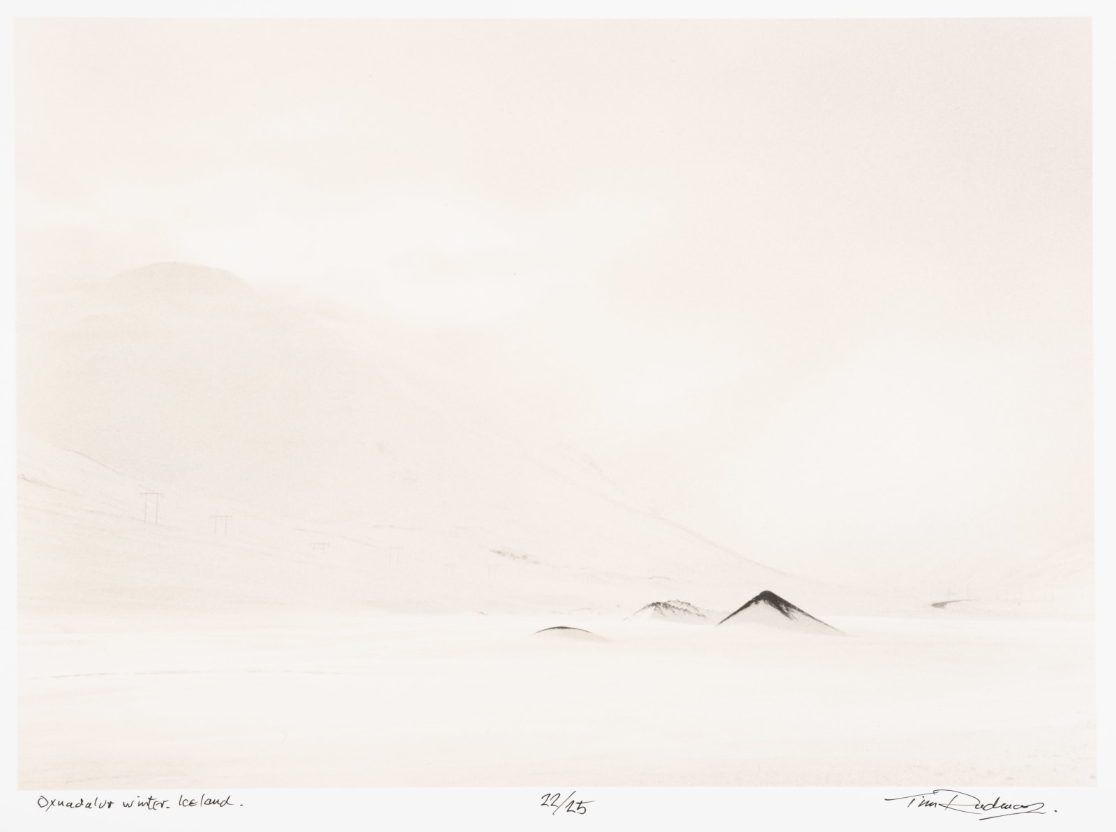 Tim Rudman, Öxnadalur Winter - Iceland, 2017