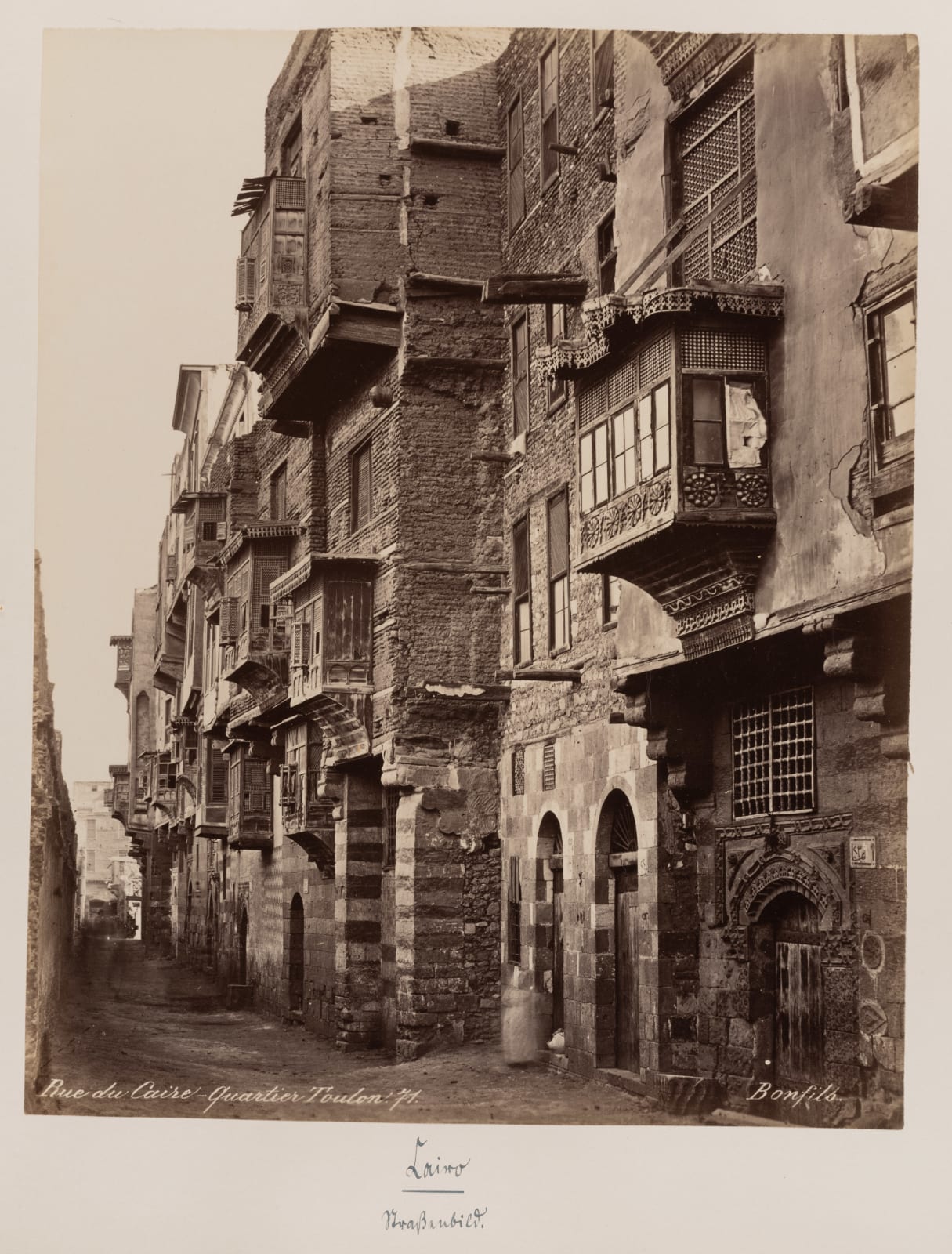 Bonfils, Cairo Street - Toulon District (Rue du Caire - Quartier Toulon)