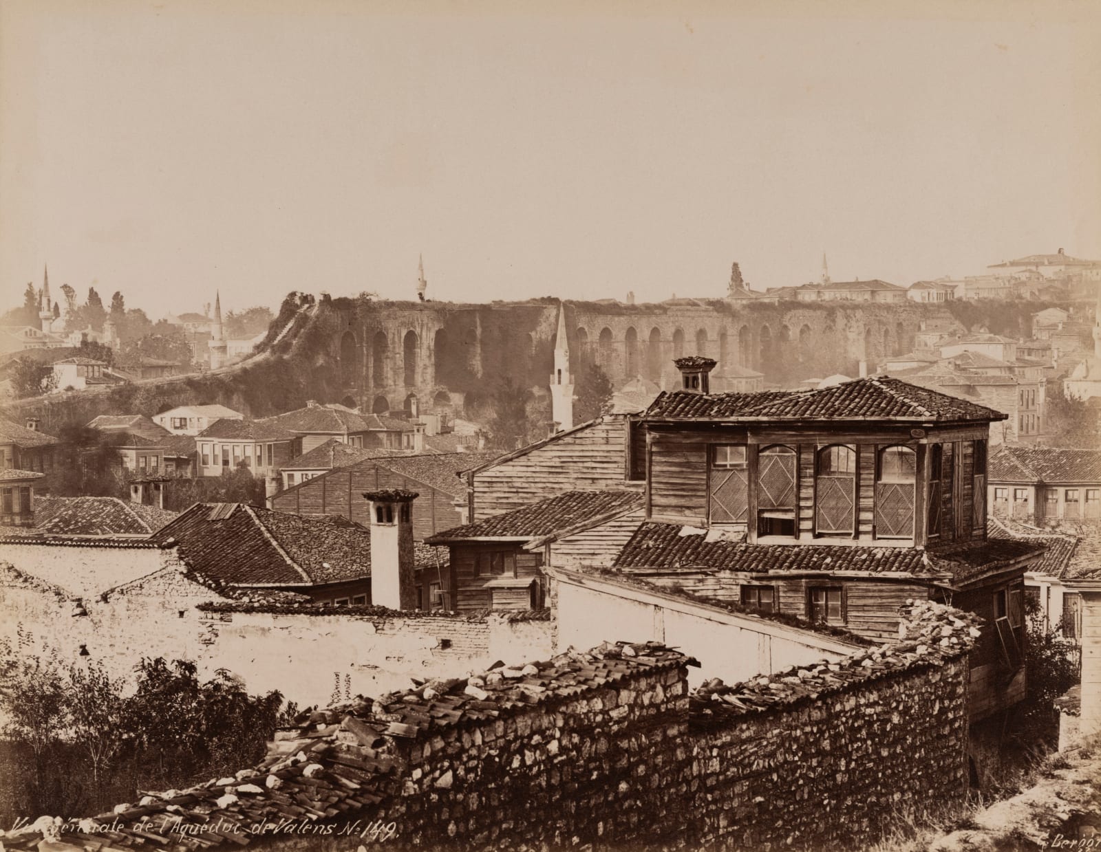 Guillaume Berggren, The Valens Aqueduct (Vue générale de l'Aquéduc de Valens)