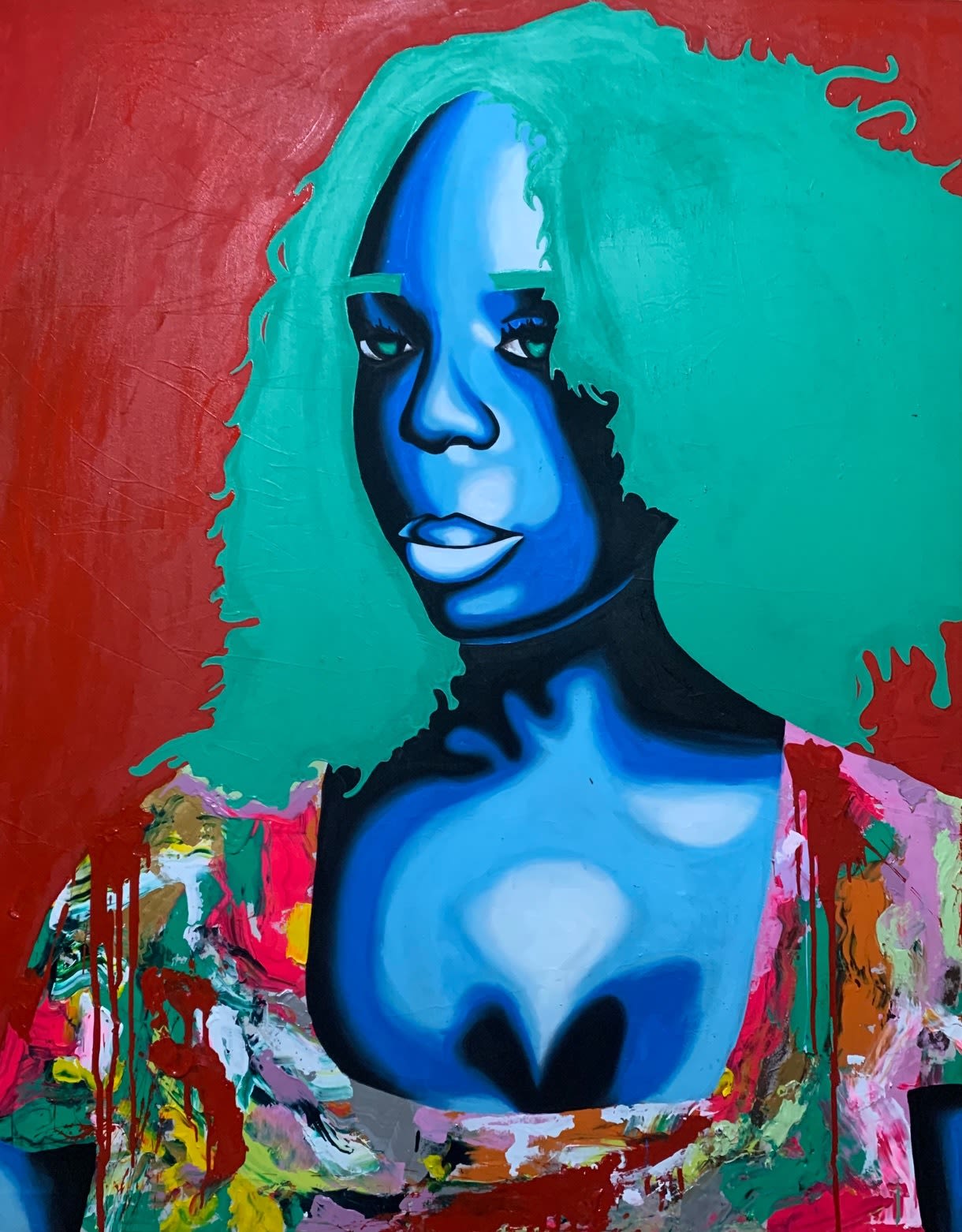 Bara Sketchbook, The girl with the red dress, 2022