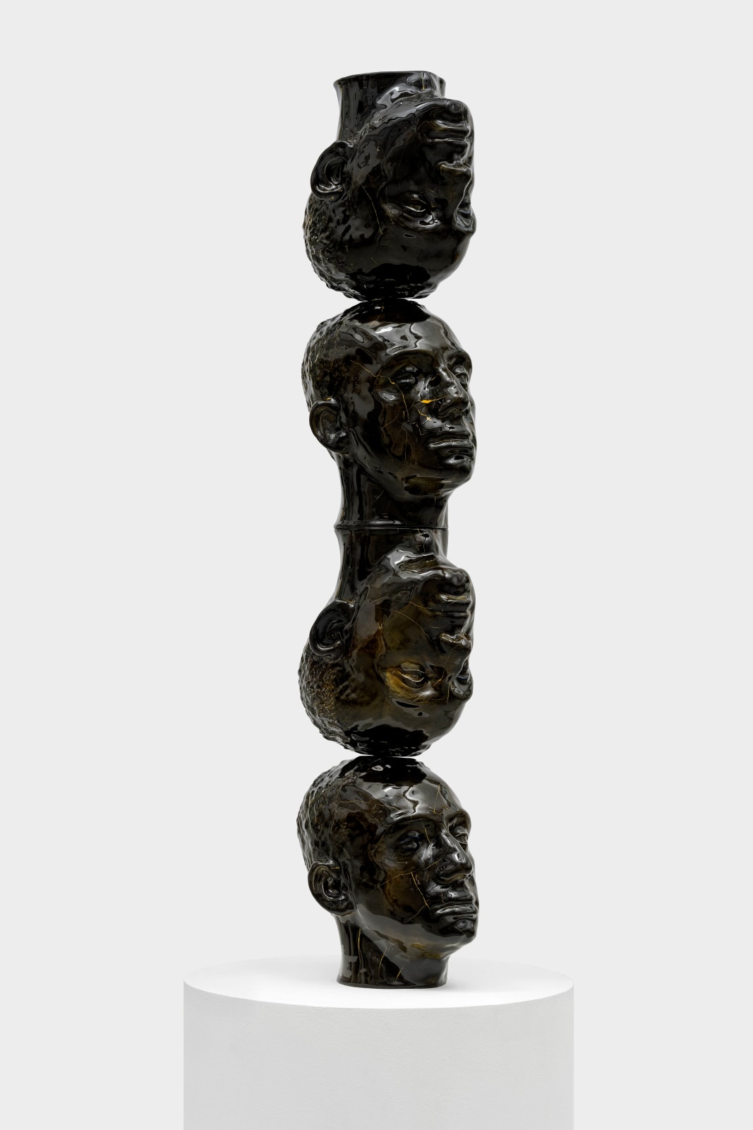 Mehdi-Georges Lahlou, Aile de Papillon, Noir et Jaune, 2022
