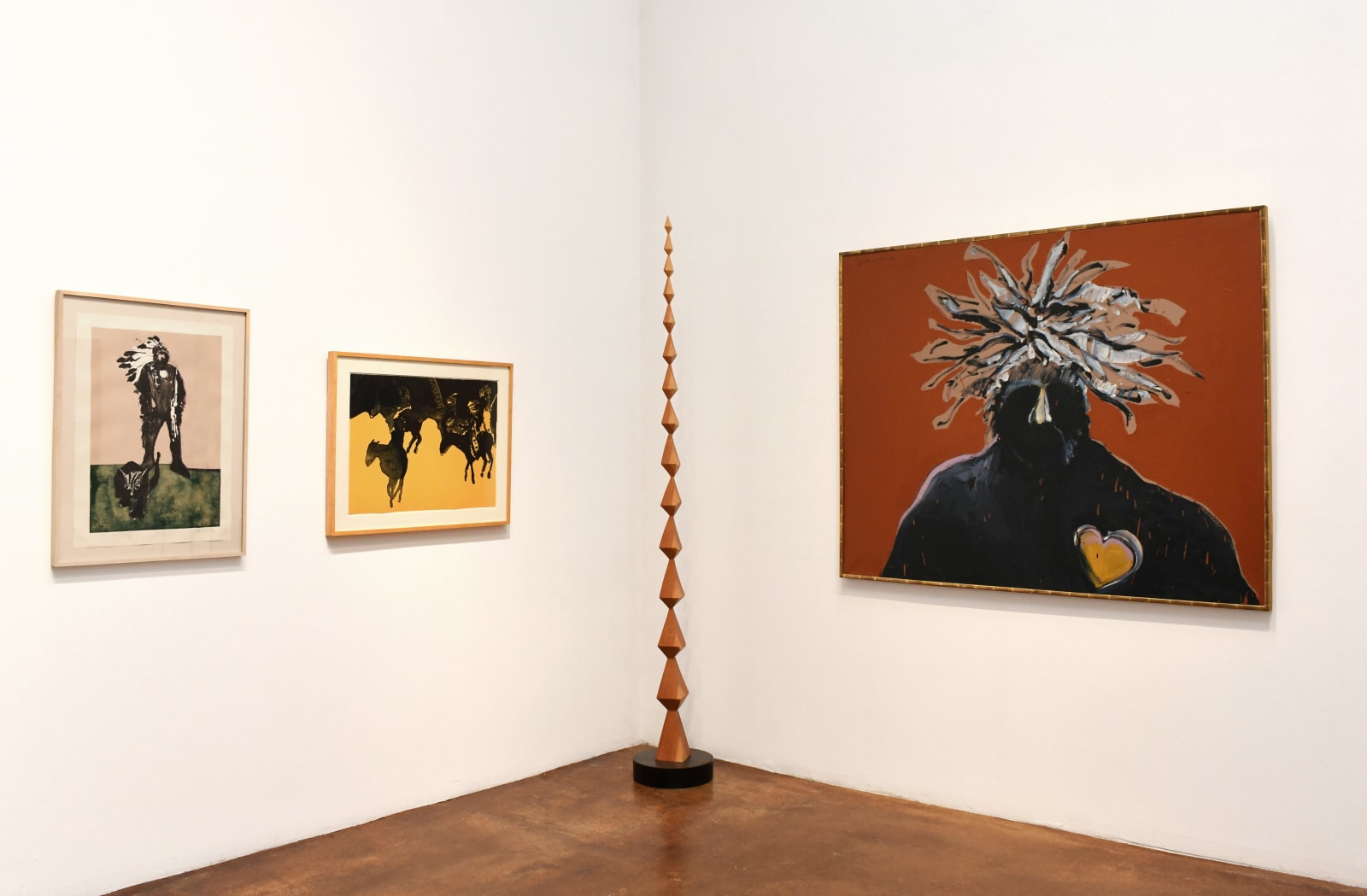 Fritz Scholder, Dakota Winter Night #2, 1973