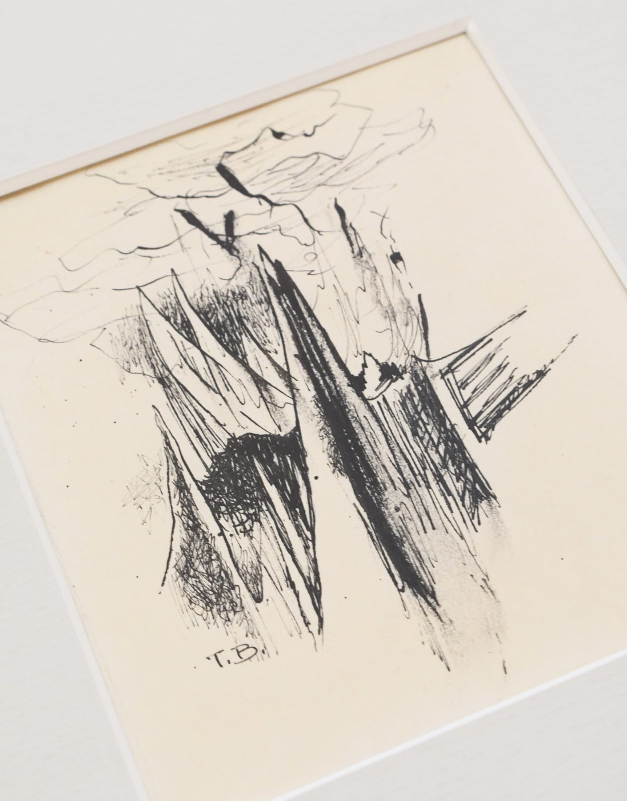 abstract drawing by Thomas Benrimo