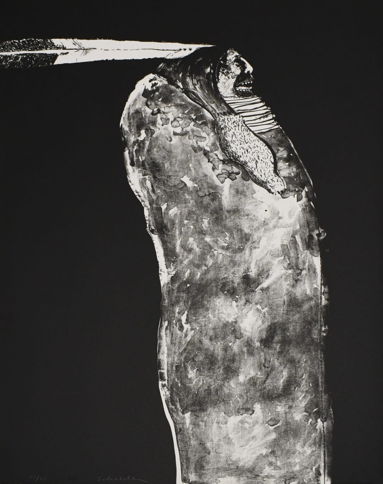 lithograph by Fritz Scholder