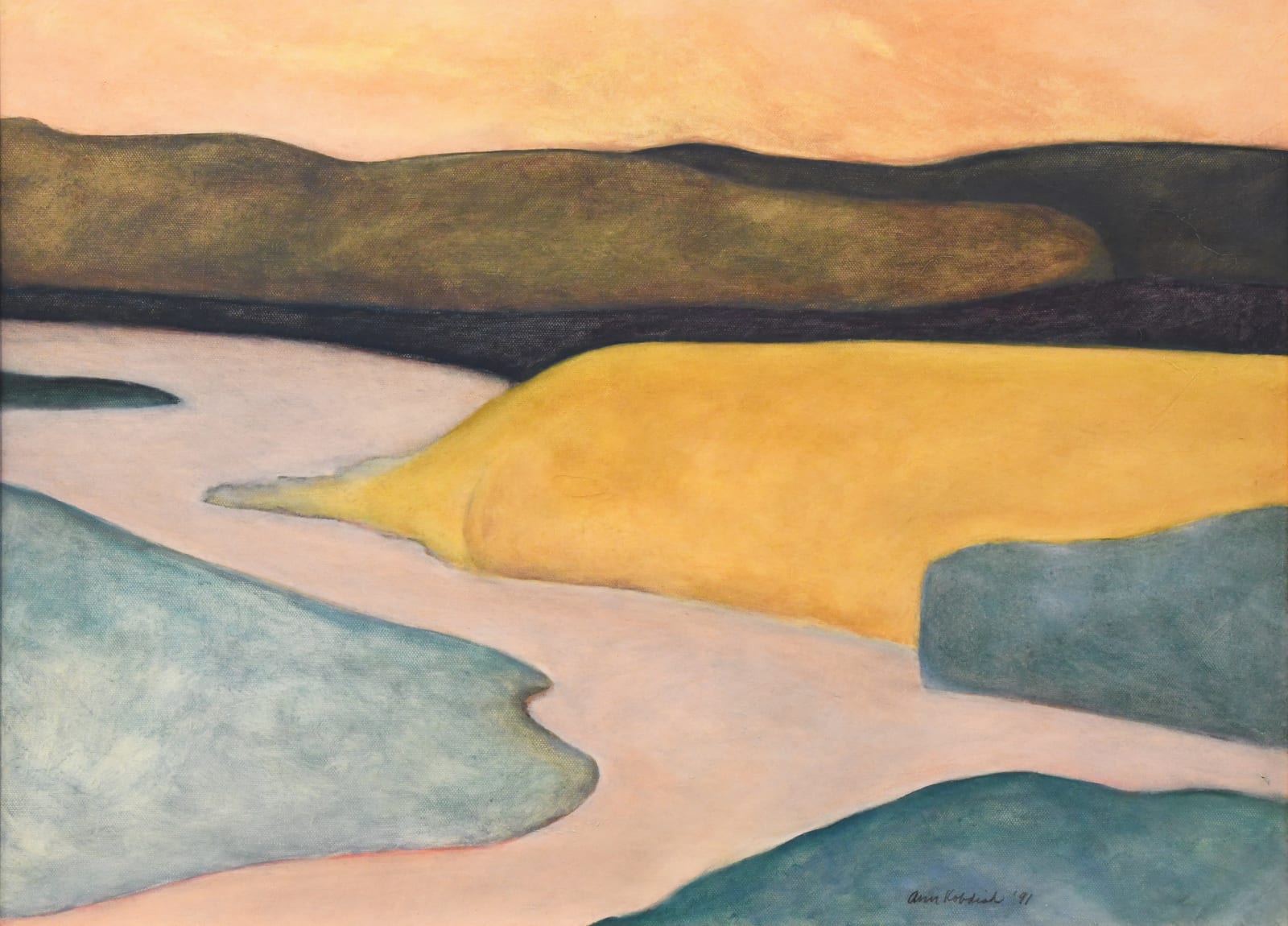Ann Kobdish, Rio Grande River Series #11, 1991