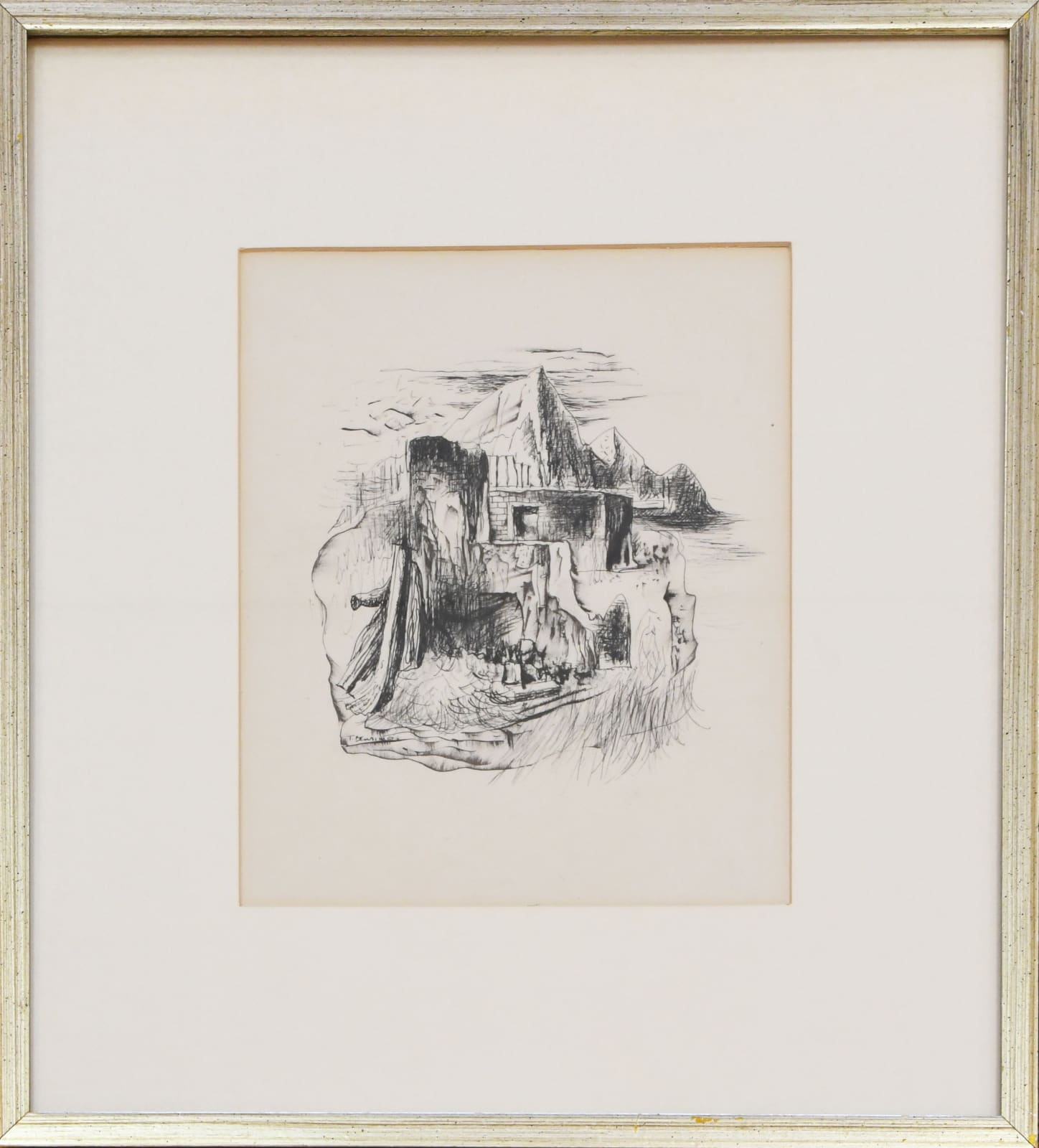 abstract drawing by Thomas Benrimo