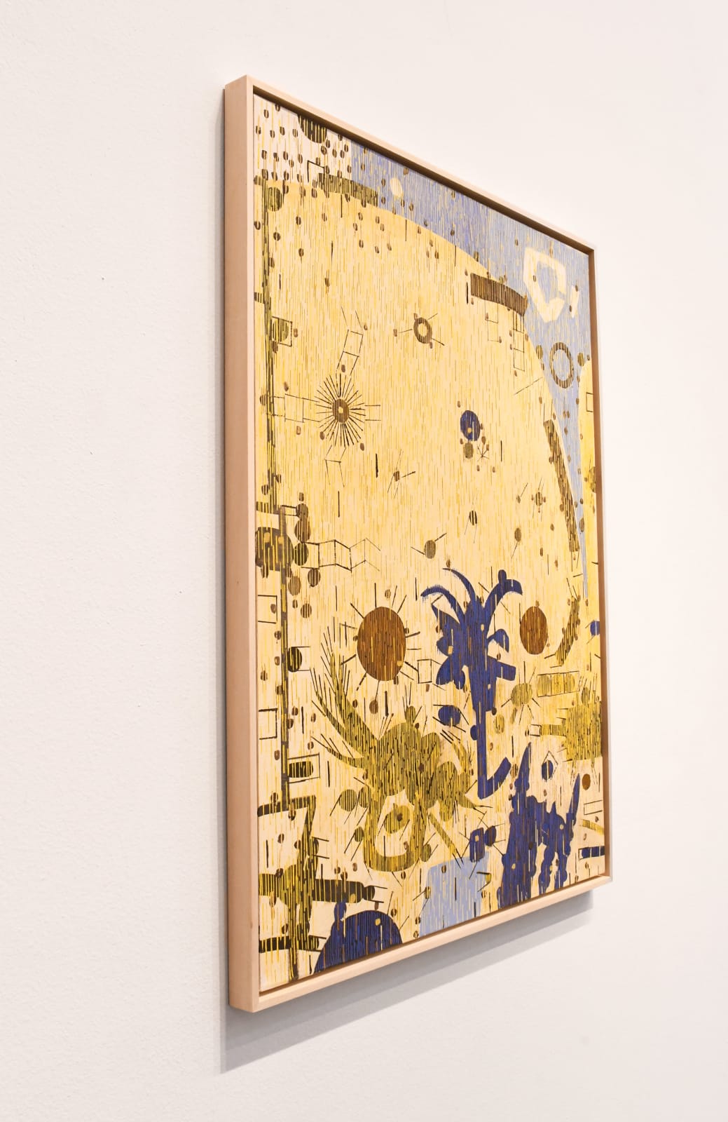 abstract oil painting by Lee Mullican