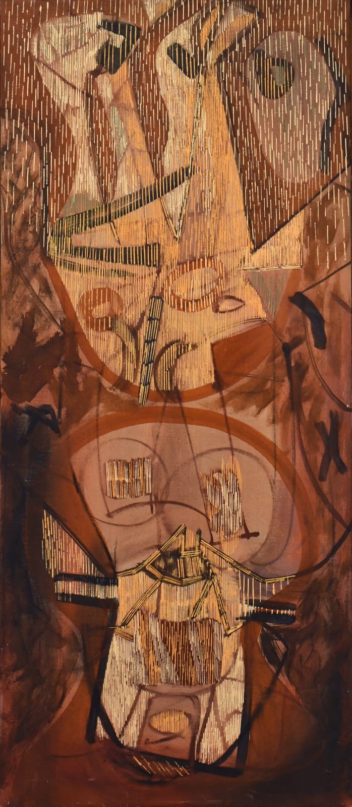 abstract oil painting by Lee Mullican