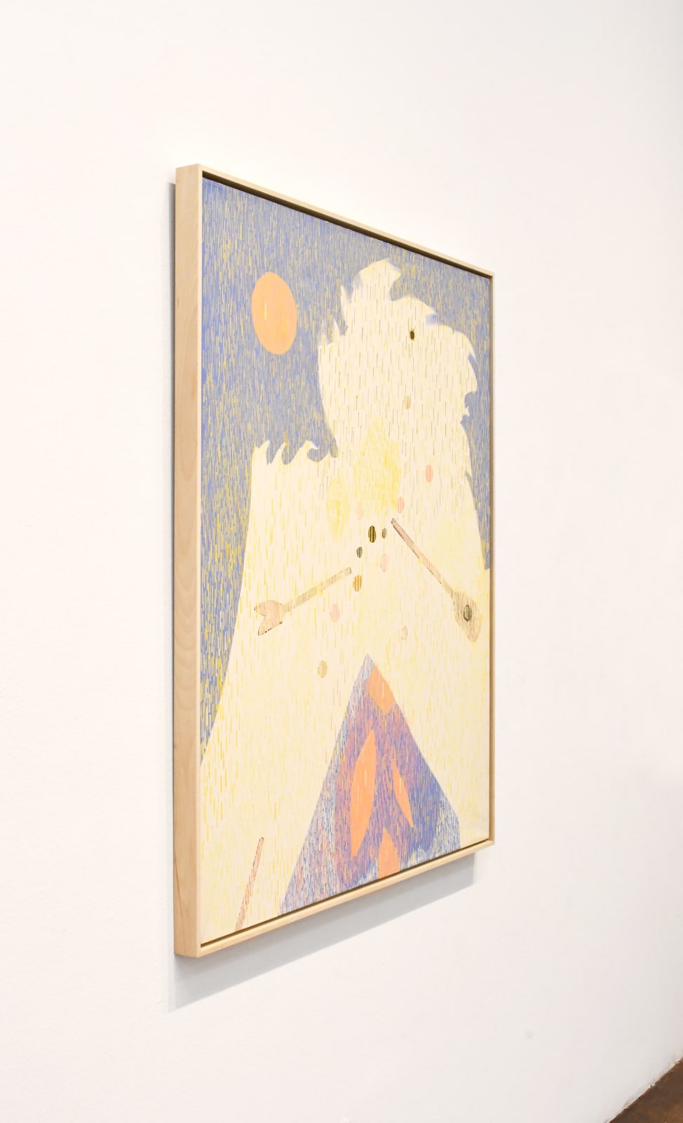 abstract oil painting by Lee Mullican