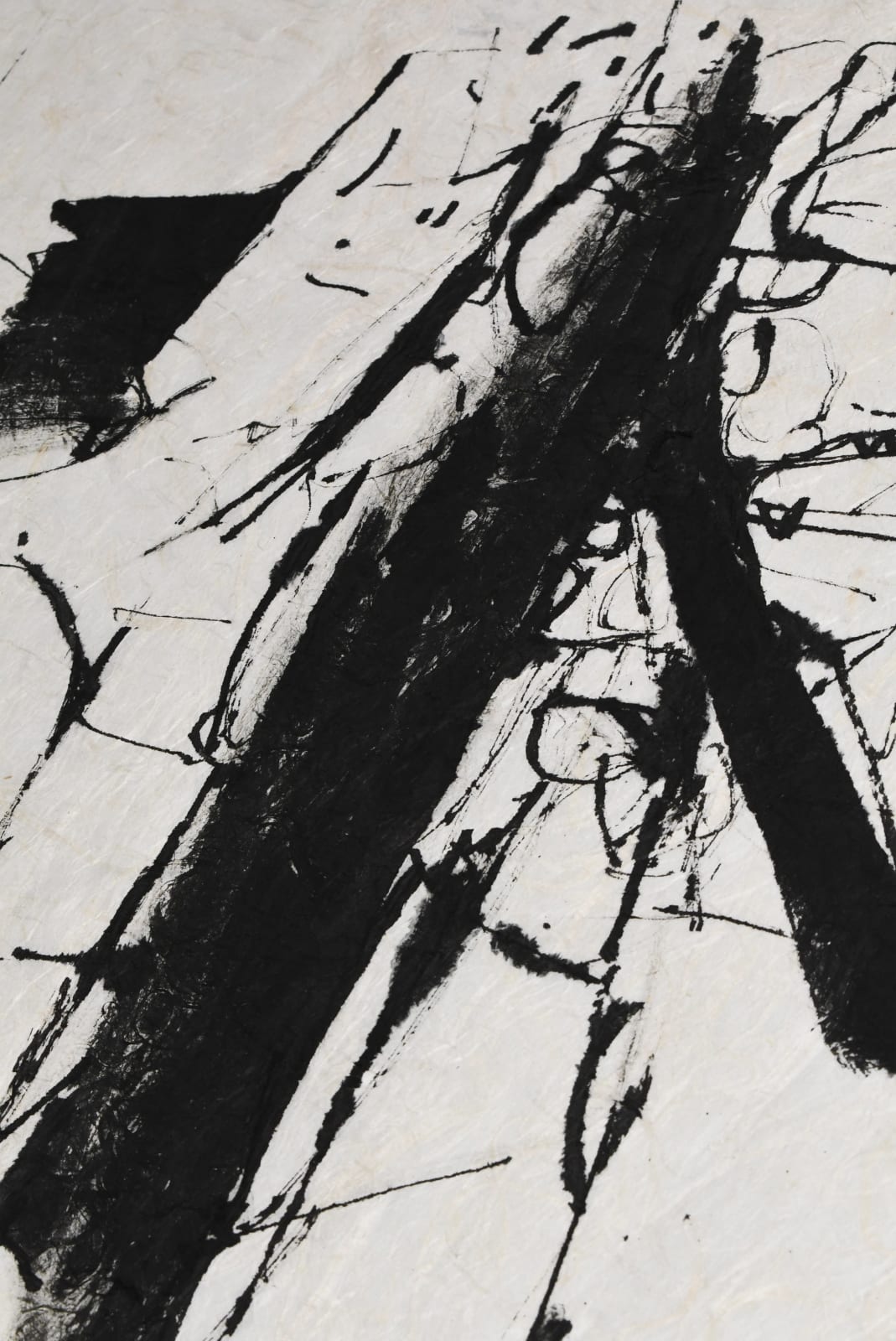 abstract drawing by Louis Ribak