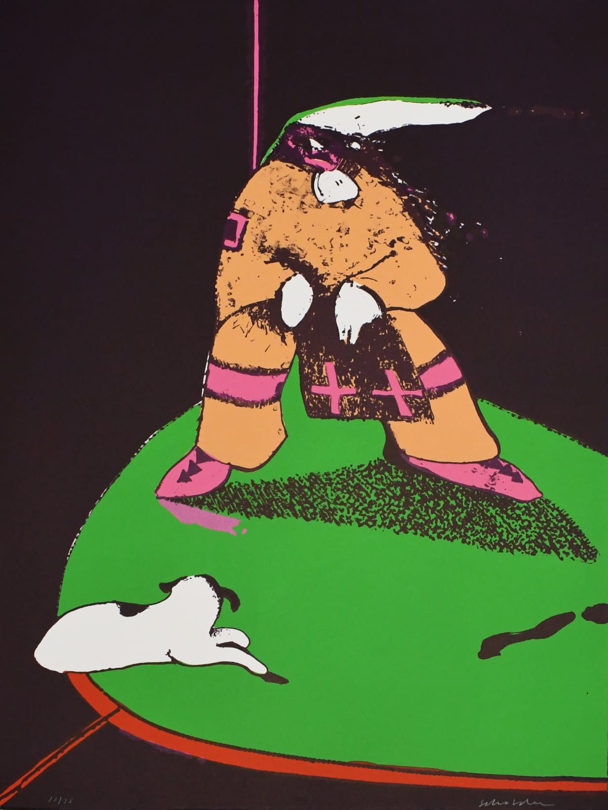 lithograph by Fritz Scholder