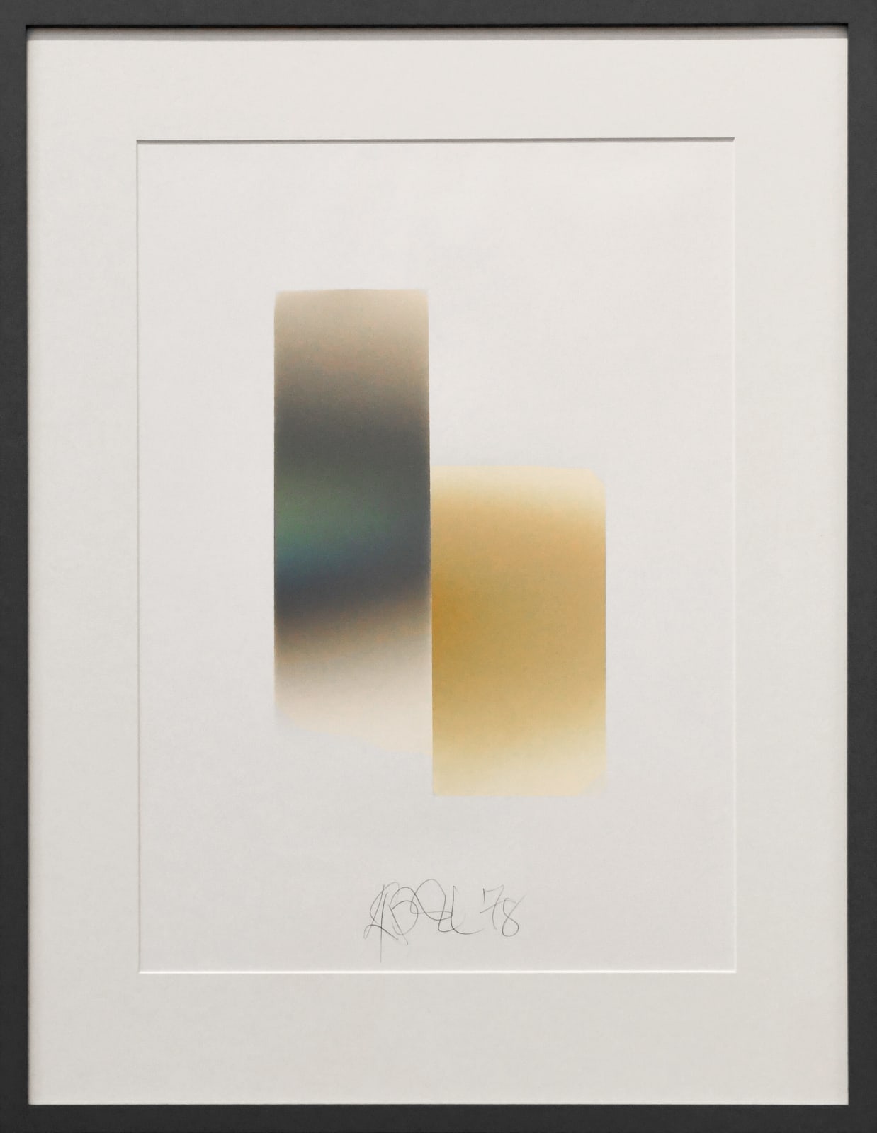 vapor drawing by Larry Bell
