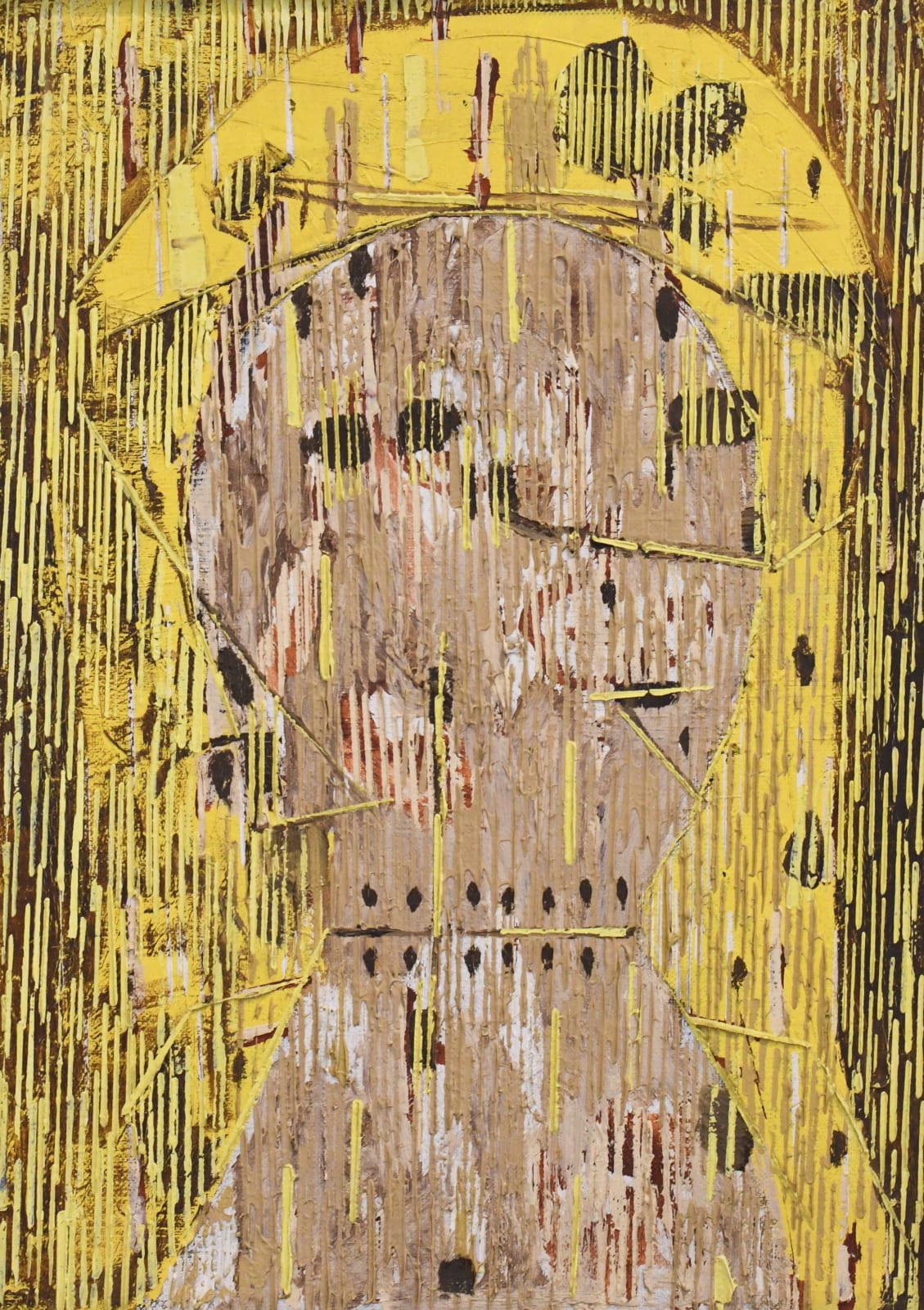 abstract oil painting by Lee Mullican
