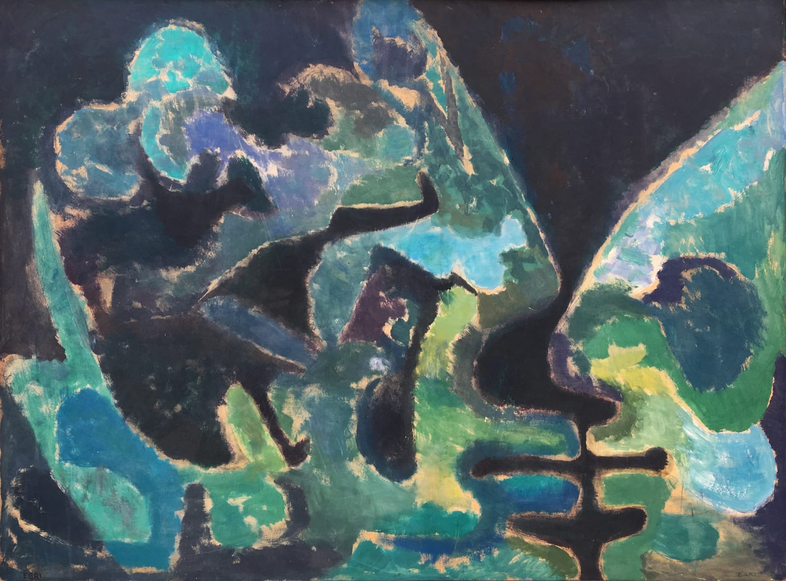 Ted Egri, The Kiss, ca. 1950s