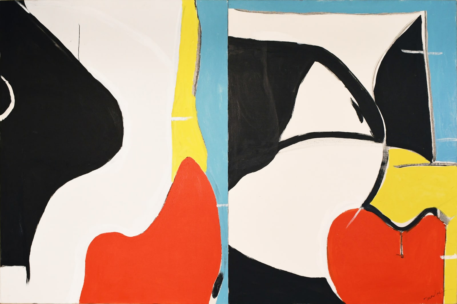 abstract painting by Beatrice Mandelman