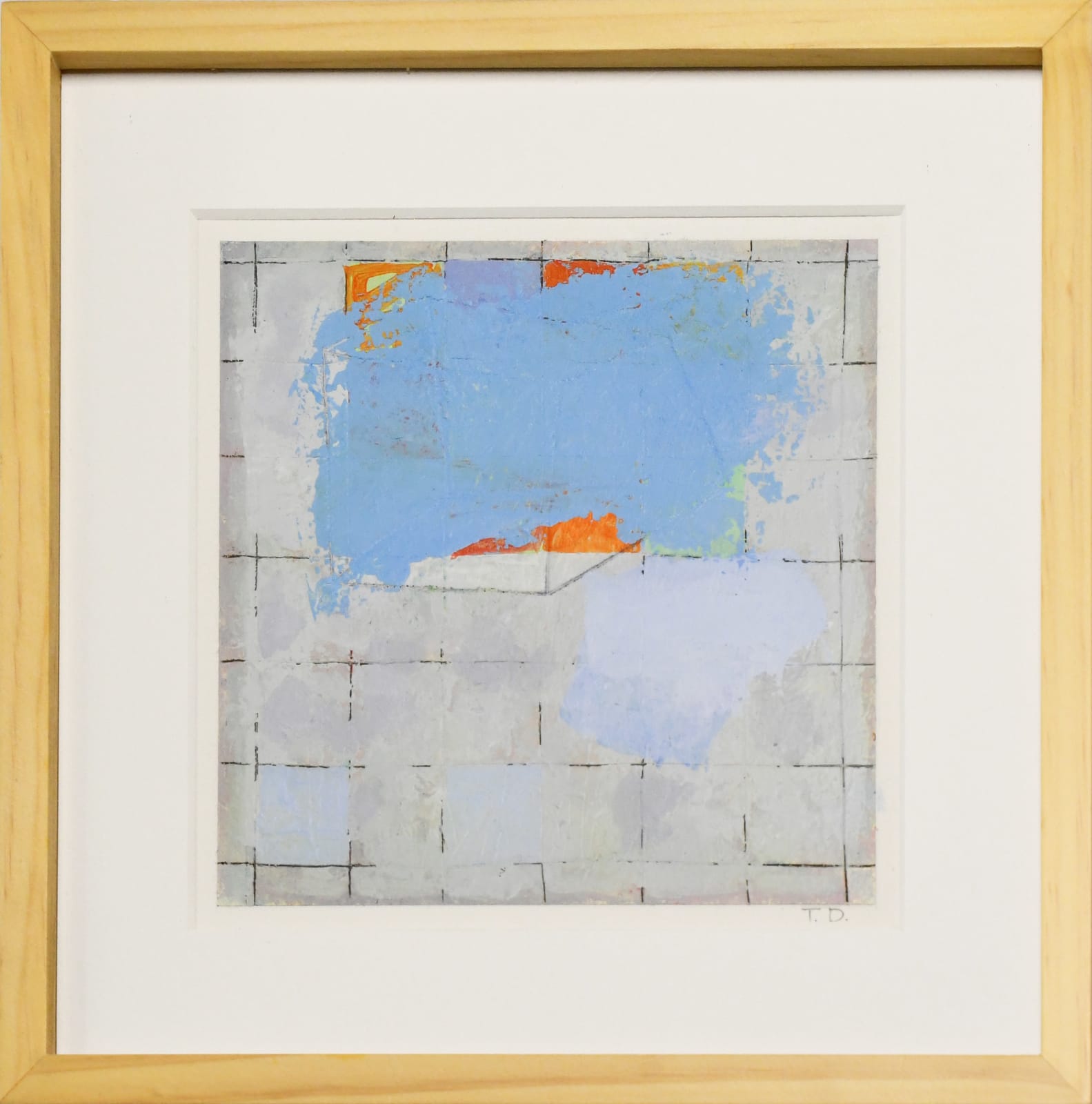 Tom Dixon, grid graffito blue, 2024