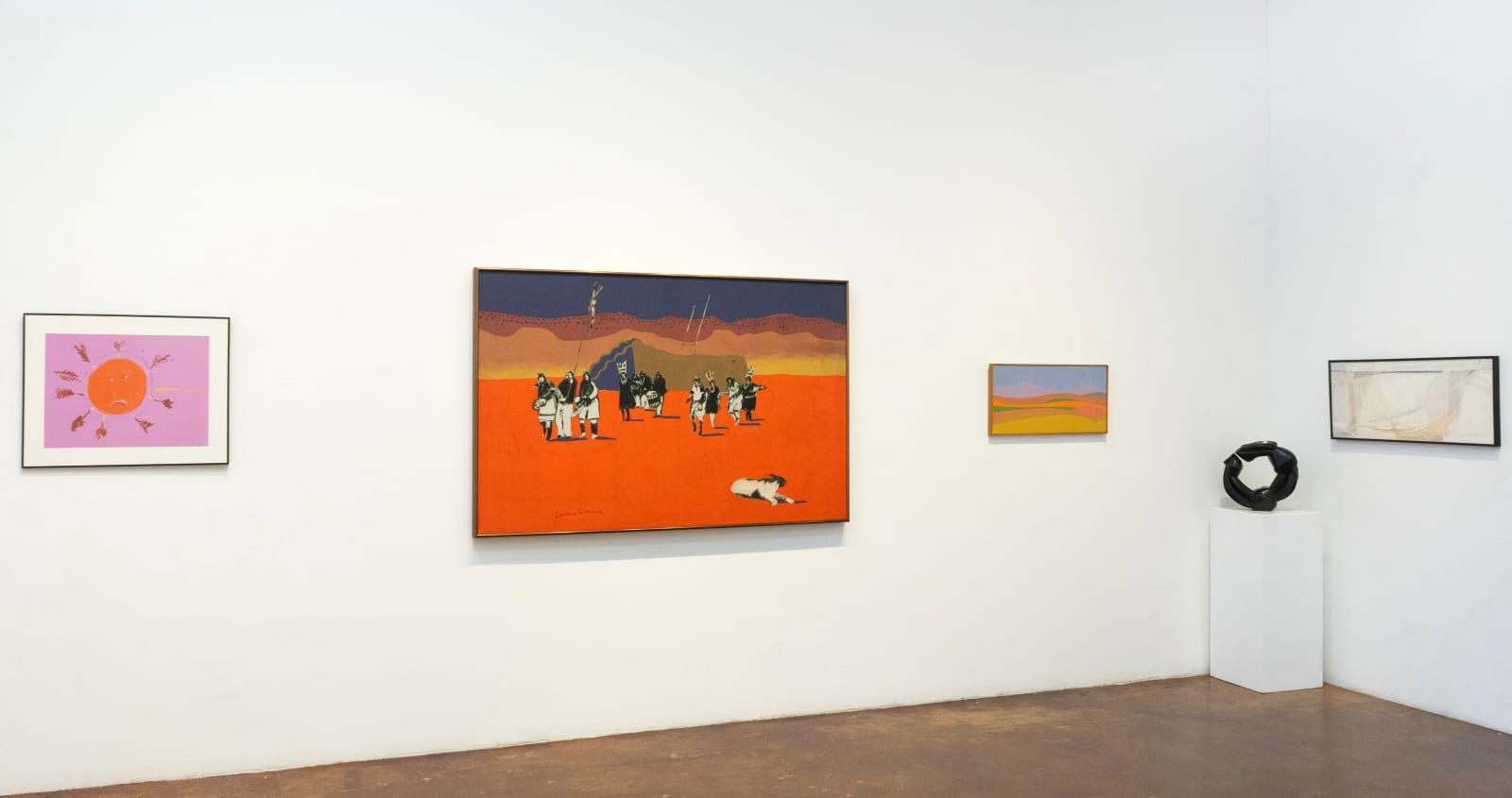 acrylic painting by Fritz Scholder