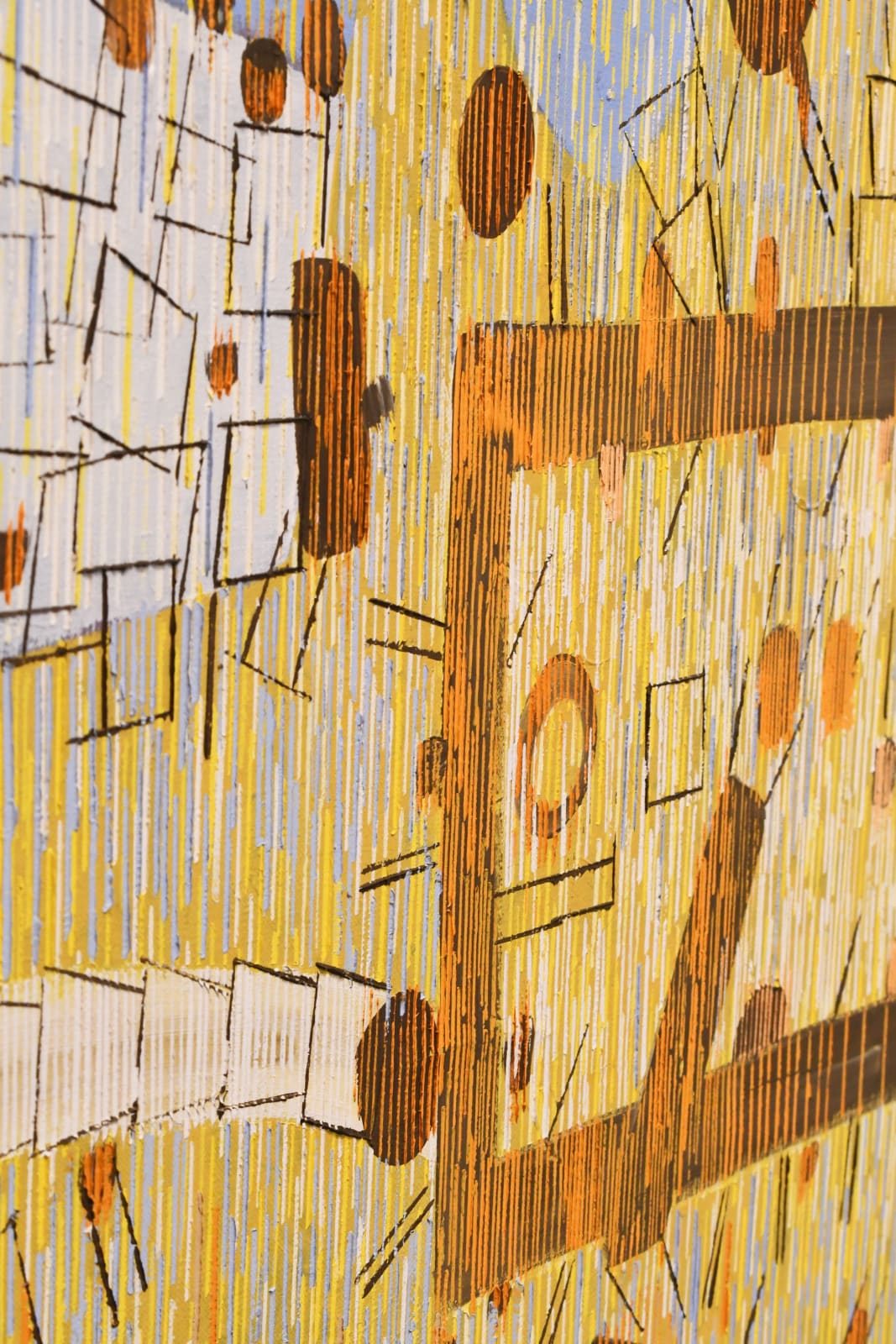 abstract oil painting by Lee Mullican