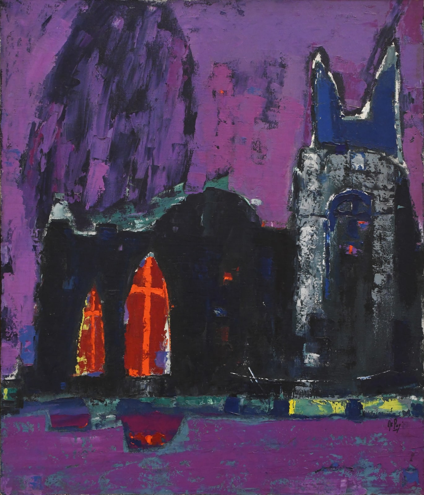 oil painting by John De Puy
