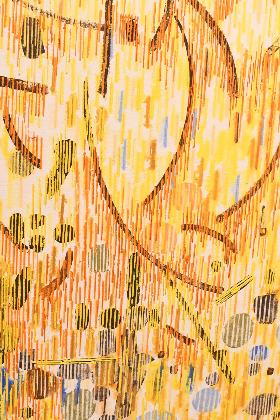 abstract oil painting by Lee Mullican