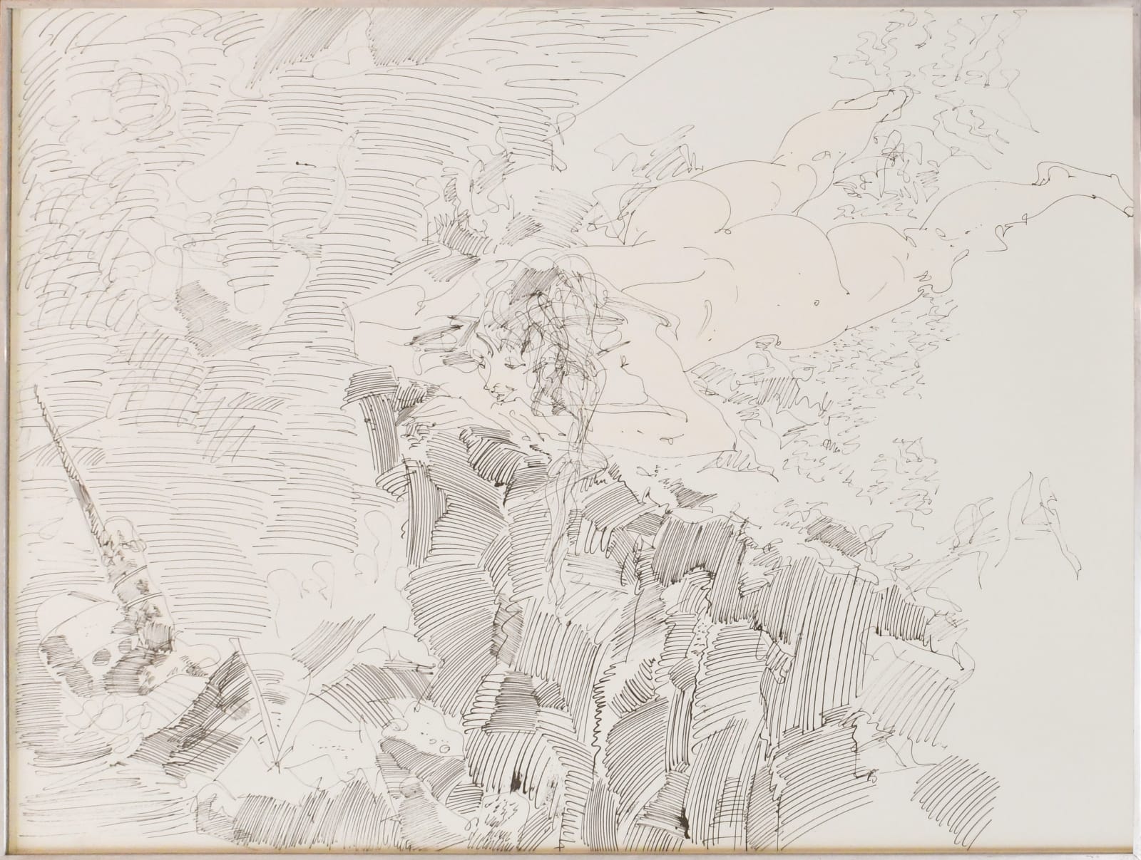 abstract drawing by John Altoon