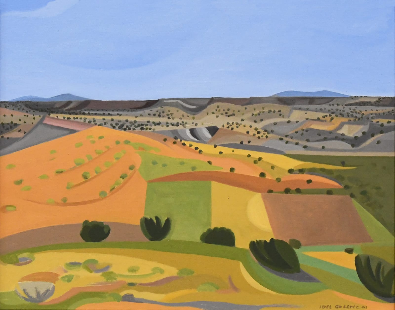 oil painting by Joel Greene