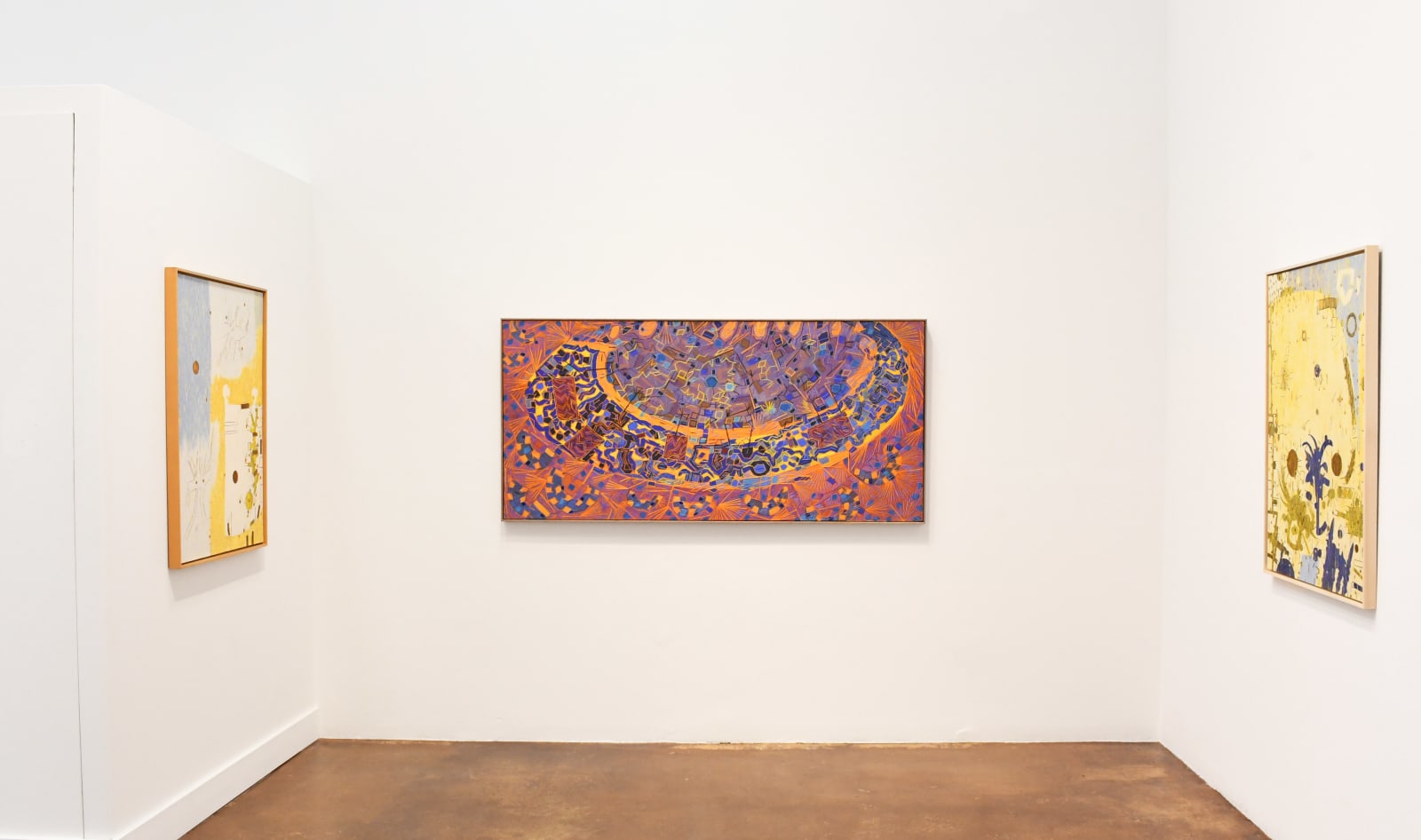 abstract oil painting by Lee Mullican