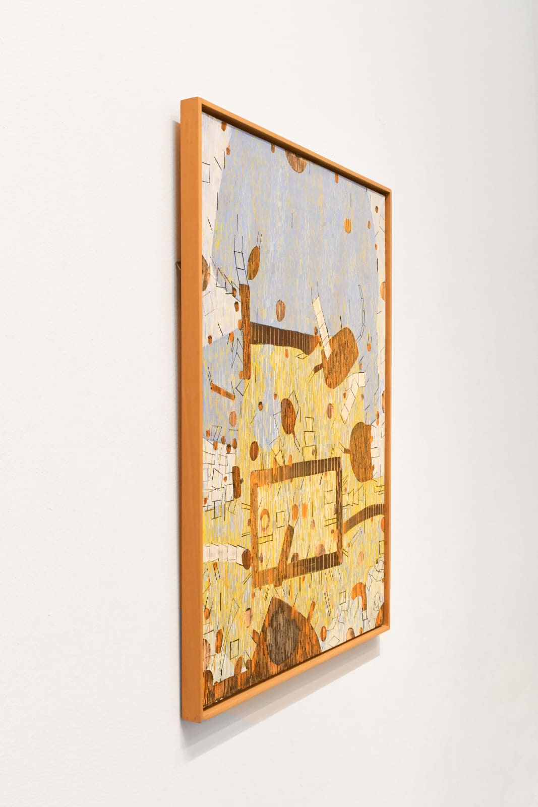abstract oil painting by Lee Mullican