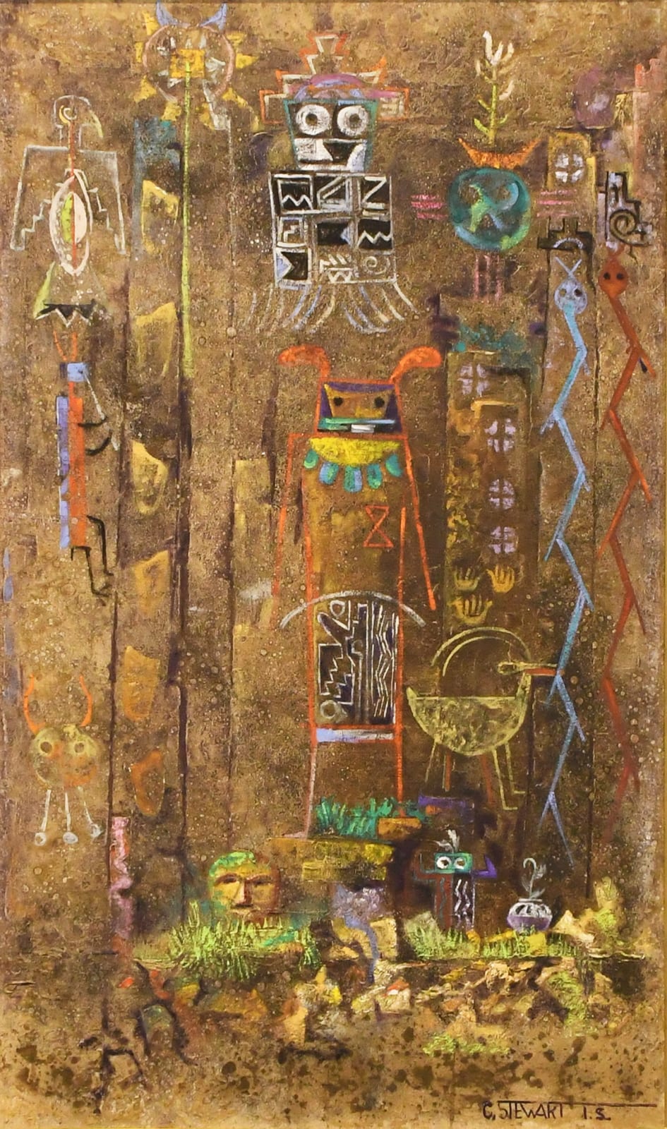 Charles Stewart, At the Spring of Toloac, 1995