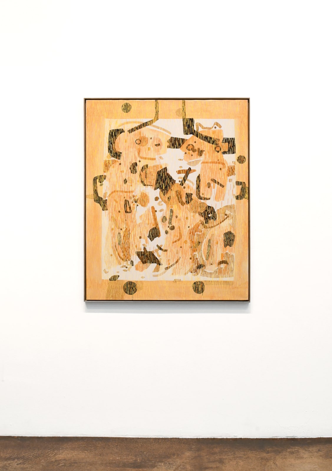 abstract oil painting by Lee Mullican
