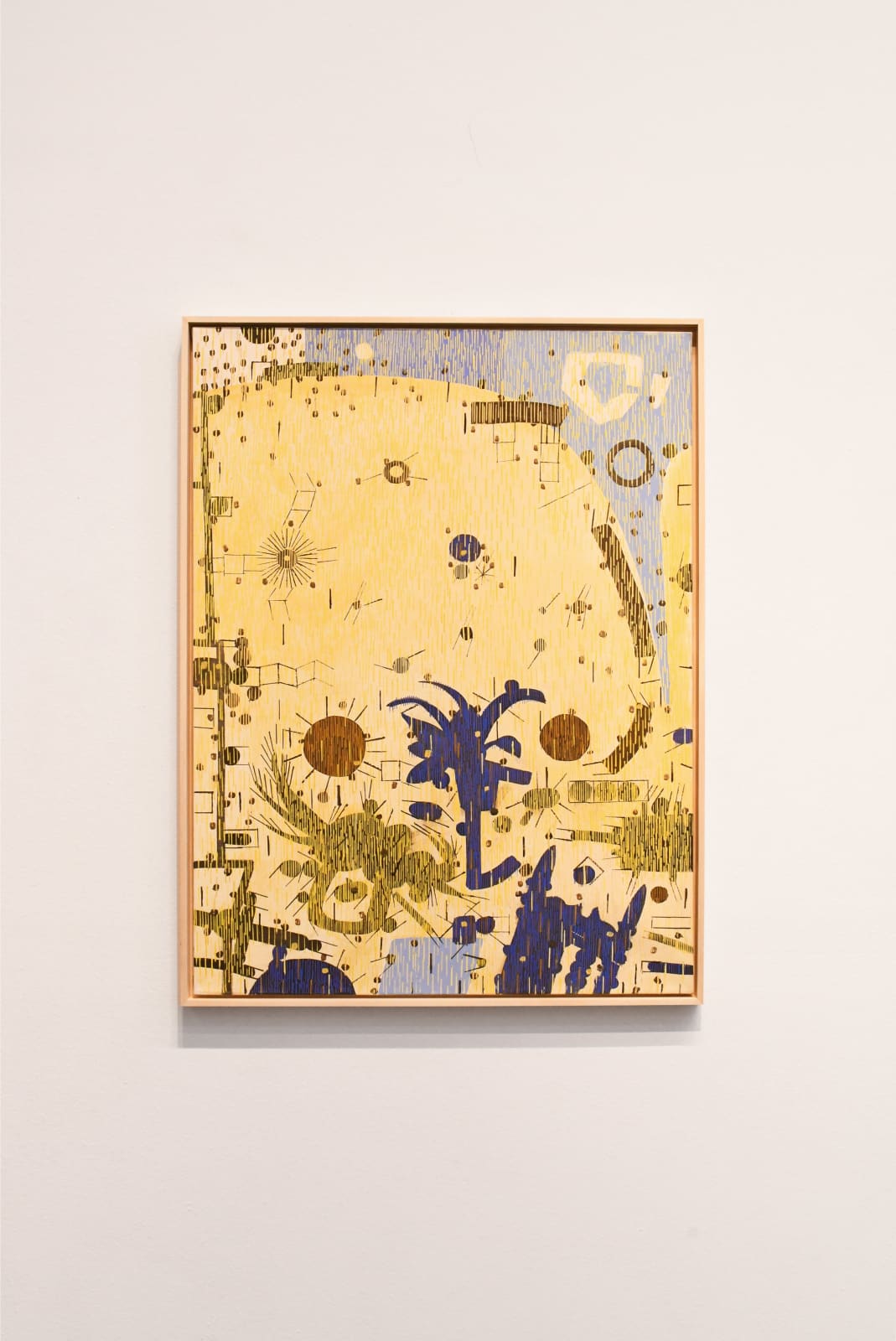 abstract oil painting by Lee Mullican