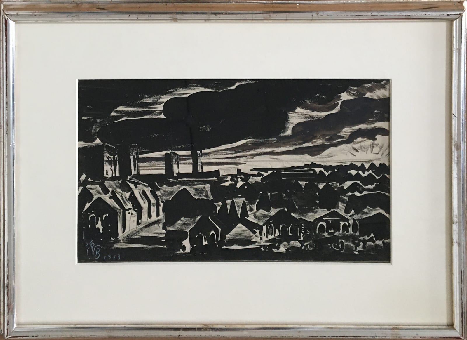 Charles Ephraim Burchfield, Dawn Over City, 1923