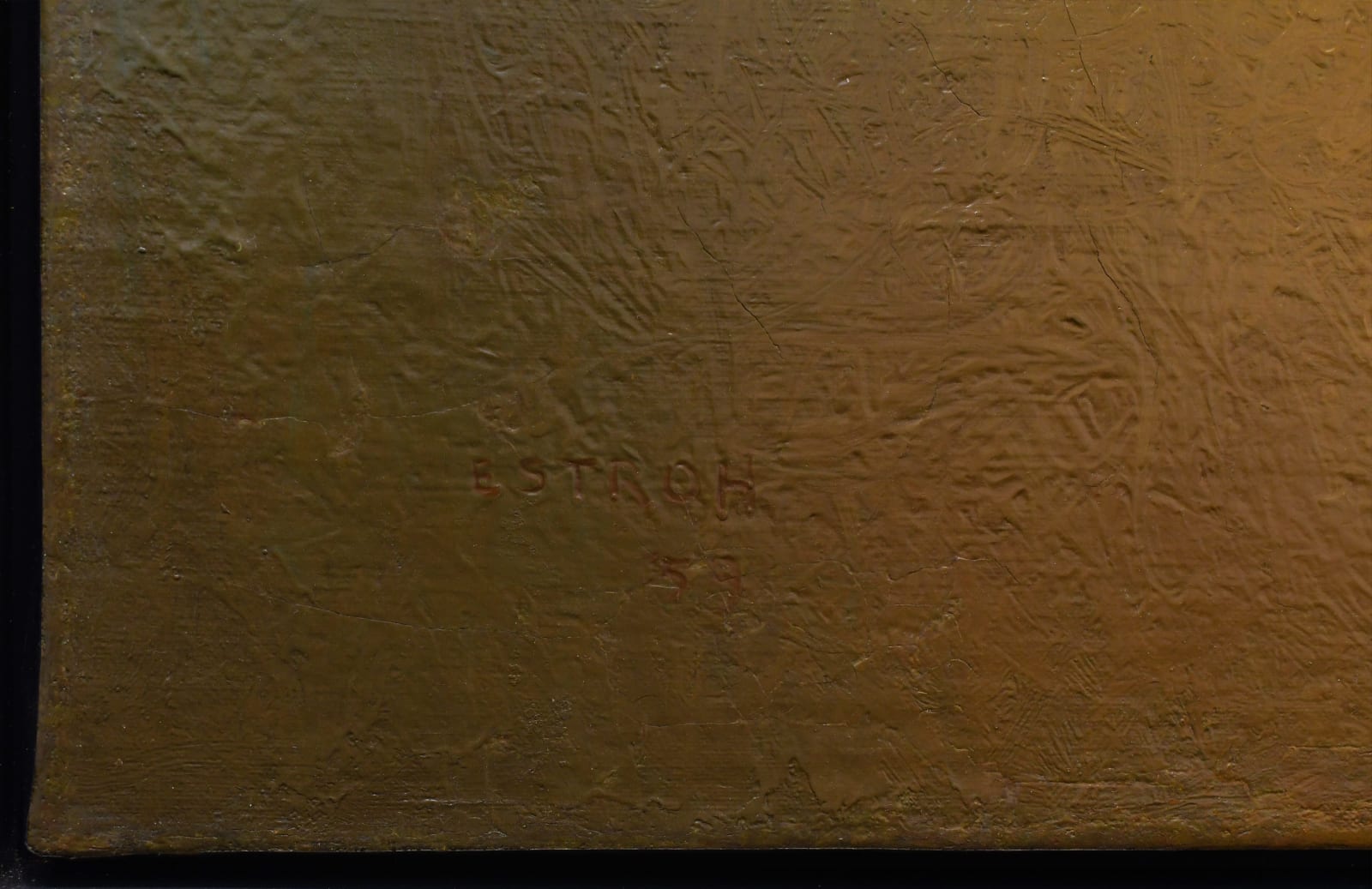 abstract oil painting by Earl Stroh