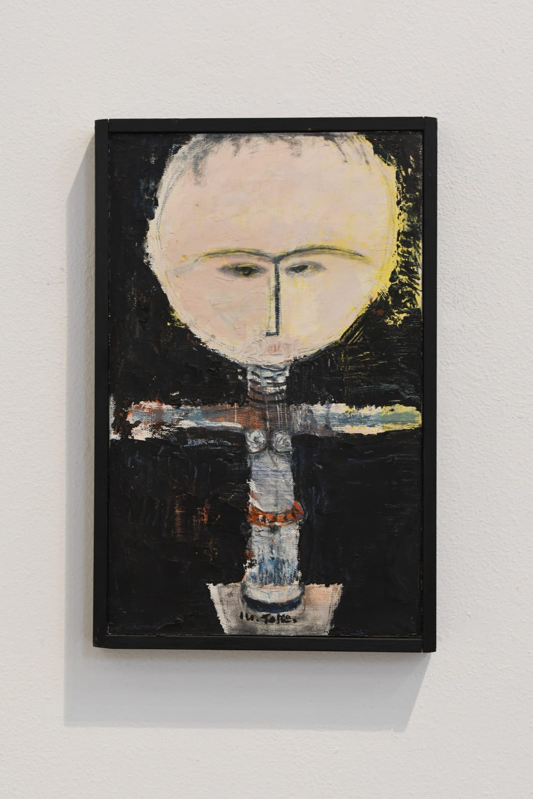 abstract oil painting by Michio Takayama