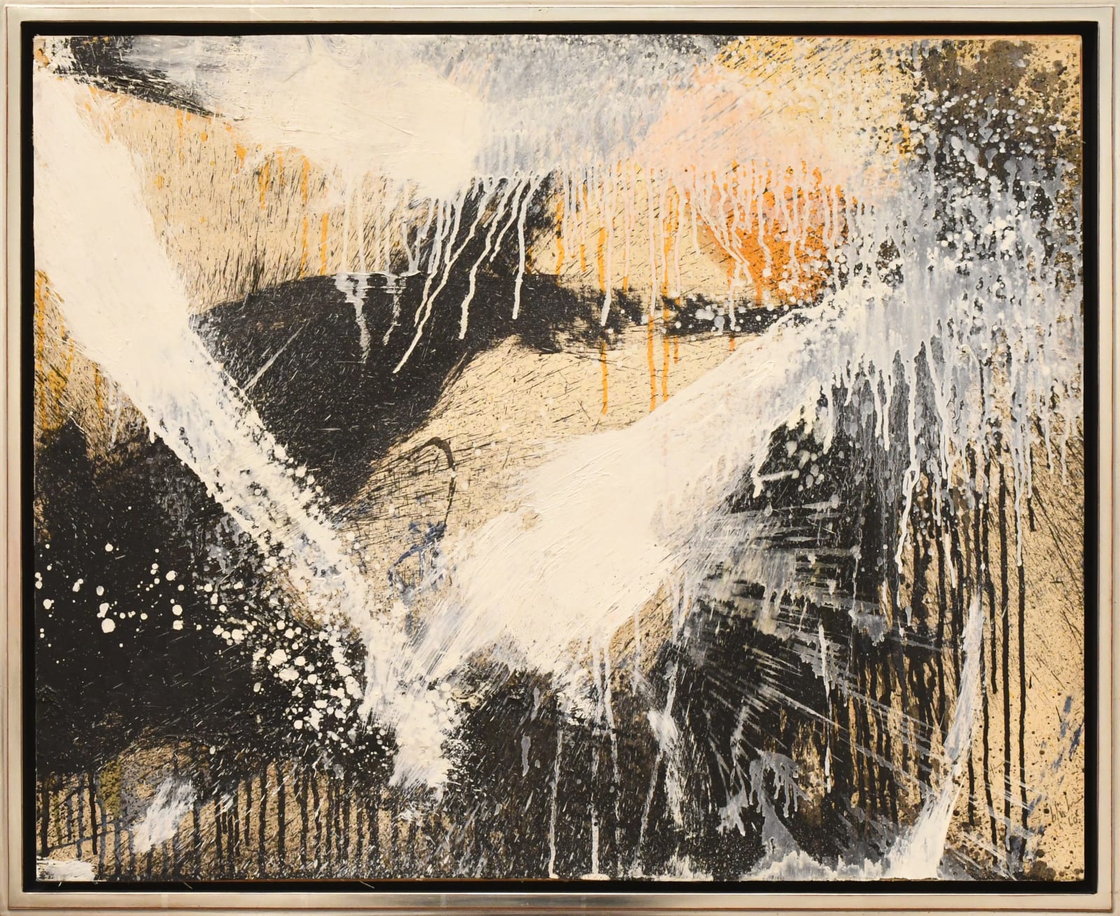 abstract painting by Norman Bluhm