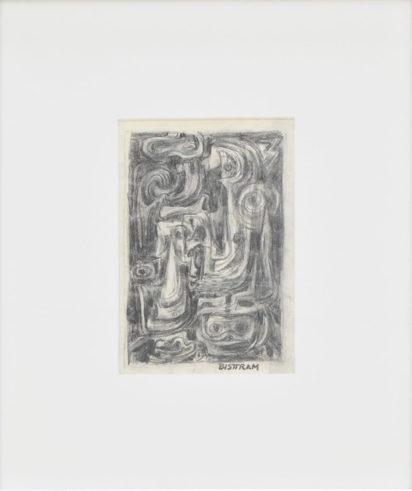 abstract drawing by Emil Bisttram