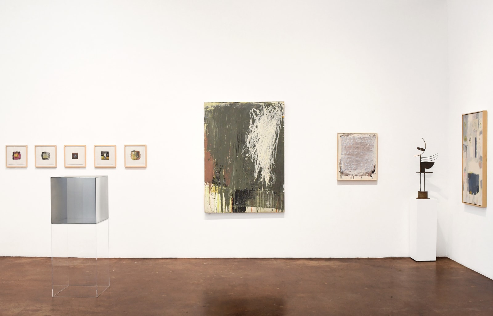 glass cube by Larry Bell