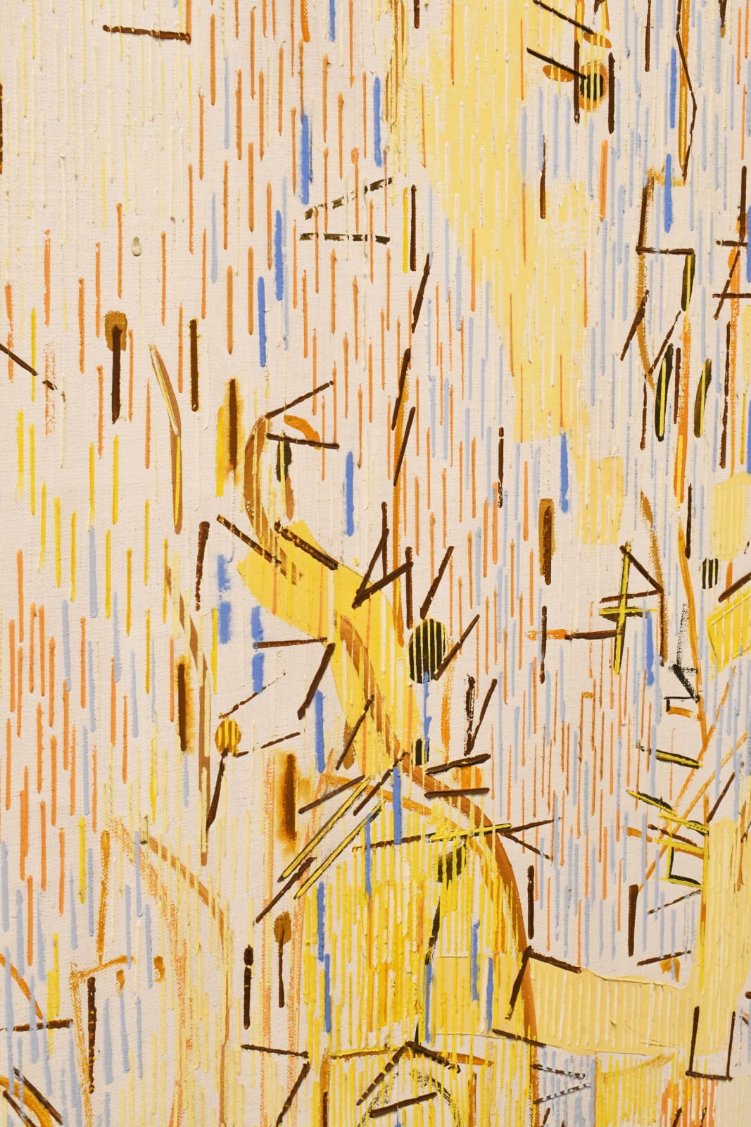 abstract oil painting by Lee Mullican