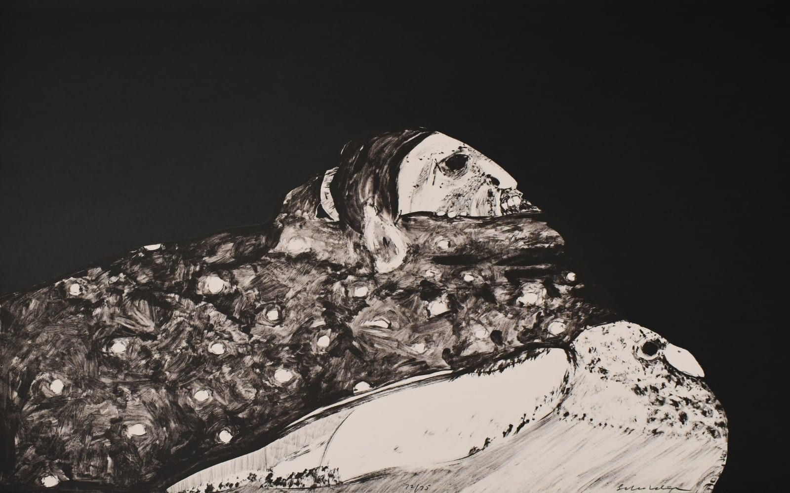 lithograph by Fritz Scholder