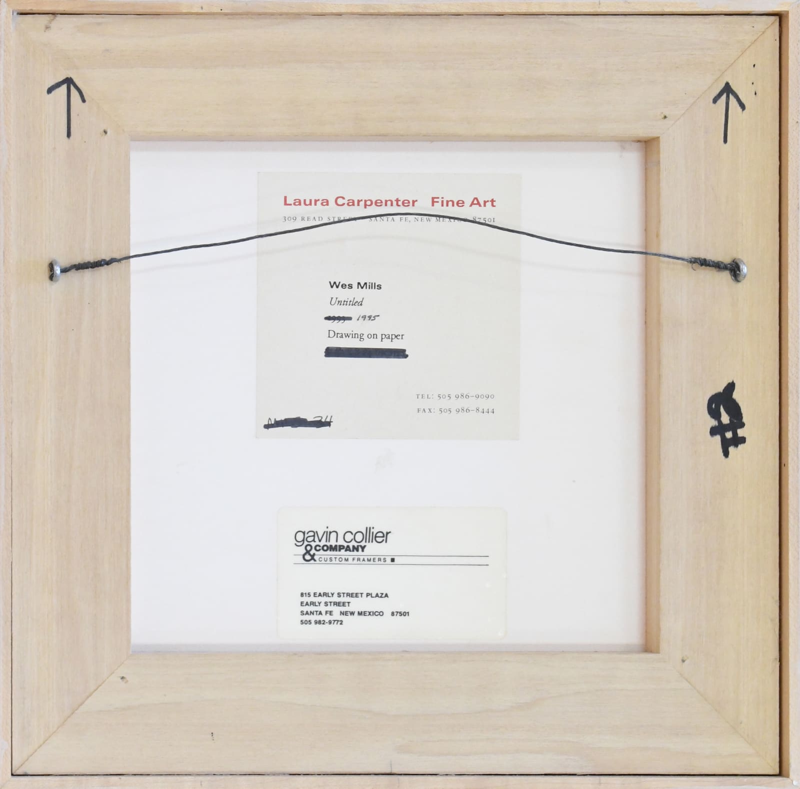 abstract drawing by Wes Mills