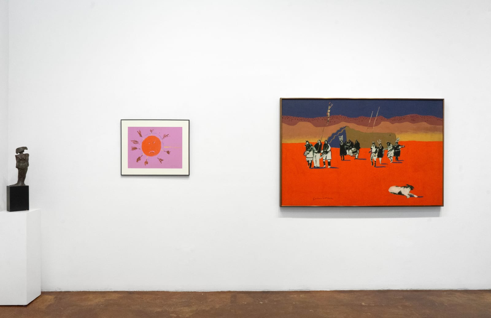 acrylic painting by Fritz Scholder