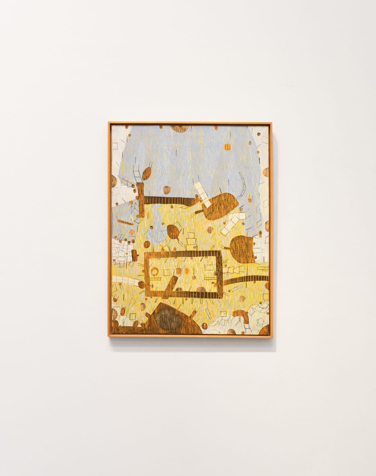 abstract oil painting by Lee Mullican